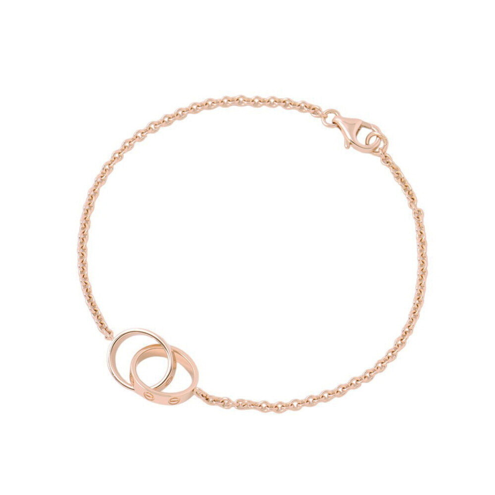 CARTIER 18k Gold Love Charm Bracelet